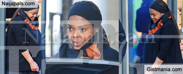 50yrs Old Janet Jackson Seen On Streets Of London With Her Growing Baby ...